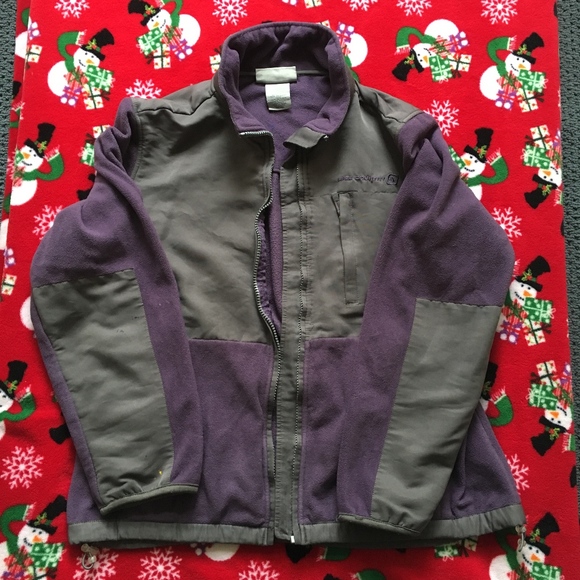 Free Country Purple & Gray Fleece Jacket - Picture 1 of 5